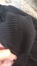 MARKLESS毛衣男士秋冬保暖半高領(lǐng)針織衫休閑內搭套頭打底衫0710 星空黑 M  曬單實(shí)拍圖
