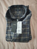 杉杉（FIRS）純棉磨毛長(cháng)袖襯衫男 中年爸爸裝全棉格子襯衣男 A951-2 42  曬單實(shí)拍圖