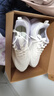 安踏氫跑女鞋運動(dòng)鞋春季軟底皮網(wǎng)面透氣減震體測跑步鞋輕便休閑鞋子 【網(wǎng)面透氣】象牙白/淡灰-7 38.5 曬單實(shí)拍圖