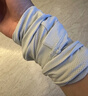 Keep擦汗手腕巾 跑步羽毛球毛巾護腕運動(dòng)健身房裝備吸濕導汗透氣 灰 曬單實(shí)拍圖