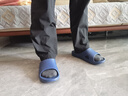 潔麗雅（Grace）足弓支撐拖鞋男士夏季2026新款居家室內按摩浴室洗澡防滑涼拖鞋女 藏青色 42-43 【適合41-42碼】 曬單實(shí)拍圖