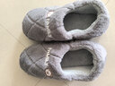 俞兆林棉拖鞋男女居家用室內簡(jiǎn)約保暖毛絨包跟防滑棉鞋 YI004 曬單實(shí)拍圖