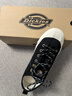 Dickies男士帆布鞋低幫休閑百搭復古平底鞋情侶鞋潮鞋 43  黑色  曬單實(shí)拍圖