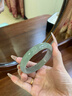 茶水翠「人生如茶」玉手鐲女款冰種翡翠鐲子正品首飾年輕養人真玉石處理 「人生如茶」翡翠手鐲 58mm-59mm（贈精美禮品+高檔禮盒） 曬單實(shí)拍圖