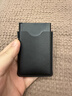 NIID環(huán)保素皮彈出式卡片保護套防磁防盜刷多卡位卡盒卡包Slide3 黑色 曬單實(shí)拍圖