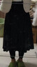 優(yōu)衣庫女裝寬褶中裙/半身裙裙子479916 488364 488364/09黑色 S 曬單實(shí)拍圖