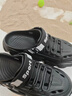 安尚芬踩屎感洞洞鞋男士涼鞋夏季外穿新款開(kāi)車(chē)運動(dòng)沙灘防滑防臭涼拖鞋男 黑色 42 -43適合41-42（內長(cháng)260mm） 曬單實(shí)拍圖