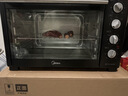 美的（Midea）40L大容量多功能電烤箱家用專(zhuān)業(yè)烘焙 上下獨立控/溫機械操控/四層烤位MG38CB-AA三代 曬單實(shí)拍圖