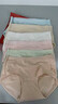 浪莎女士?jì)妊澟兠?0A抑菌襠舒適透氣中腰大碼少女三角褲短褲頭6條裝 曬單實(shí)拍圖