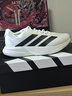 adidas DURAMO SPEED 2超輕緩震回彈訓練備賽跑步鞋男阿迪達斯 白/黑色   41 曬單實(shí)拍圖