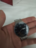 上海（SHANGHAI）手表男款 男士自動(dòng)機械表 國民系列 商務(wù)經(jīng)典 黑盤(pán)鋼帶SH3013NB-1 曬單實(shí)拍圖