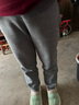 米度麗孕婦褲春秋外穿冬季加厚保暖孕婦裝秋冬長(cháng)褲孕婦褲子寬松 羊羔絨款-深花灰 XL碼（建議：120-150斤） 曬單實(shí)拍圖