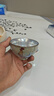 憶亨 主人杯單杯999純銀茶杯公雞品茗杯鑲銀茶盞功夫茶碗純手工鎏銀杯 金雞報喜內銀杯 曬單實(shí)拍圖