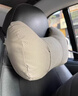 途梁適用于福特頭枕護頸枕蒙迪歐?？怂固诫U者金牛座銳界汽車(chē)用腰靠墊 福特-絨面革【頭枕】 米白色 1個(gè) 曬單實(shí)拍圖
