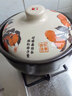 康舒砂鍋家用燃氣燉鍋陶瓷煲仔飯燉湯鍋大容量耐高溫干燒不裂沙鍋 萬(wàn)事如意燉煲適合4-6人用 4.8L 曬單實(shí)拍圖