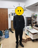 花花公子高檔中山裝男年輕人新中式男士民國立領(lǐng)套裝外套男裝西裝大碼潮 中山裝上衣 L 125-140斤 曬單實(shí)拍圖