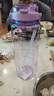 LOCKZI水杯耐高溫100度食品級開(kāi)水超大容量帶吸管刻度2000學(xué)生運動(dòng)水壺 2000ml [薰衣紫](可裝100°開(kāi)水） 曬單實(shí)拍圖