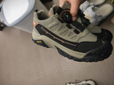 雙星（shuangxing）男鞋春秋款休閑登山鞋男士防滑運動(dòng)工地工作勞保潮鞋 軍綠 40 曬單實(shí)拍圖