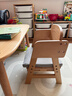 Aooboy山毛櫸兒童椅靠背椅實(shí)木可升降家用學(xué)習小椅子寶寶板凳幼兒園 原木色椅子+灰色乳膠墊 曬單實(shí)拍圖