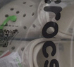 CROCS卡駱馳貝雅卡駱班洞洞鞋輕便耐磨拖鞋一腳蹬休閑鞋|205089 冬日白/彩色-1LI 39 (240mm) 曬單實(shí)拍圖