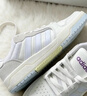 adidas ENTRAP美式校園風(fēng)運動(dòng)少年感復古籃球風(fēng)板鞋男女阿迪達斯   白色/暗銀金屬/樹(shù)脂黃   38 曬單實(shí)拍圖