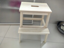 宜家（IKEA）BEKVAM貝卡姆踏腳凳換鞋凳北歐風(fēng)格衛浴廚房承重凳穩固 白楊50cm 曬單實(shí)拍圖
