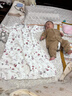 nest designs嬰兒睡袋竹棉一體式分腿二合一成長(cháng)型寶寶防踢被四季通用 蘑菇屋-竹PIMA棉六層紗布(建議室溫20-24℃) 80cm（M碼，建議身高70-85cm） 曬單實(shí)拍圖