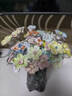 OSKV景德鎮陶瓷花朵景德鎮花束仿真花永生花花束裝飾擺件送女友禮物 【雙層陶瓷花】幾十種花型顏色混發(fā) 6支 （不含花瓶） 曬單實(shí)拍圖