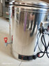 德瑪仕（DEMASHI）電熱蒸煮桶開(kāi)水桶商用 不銹鋼開(kāi)水器大容量加熱湯煮粥茶水月子涼茶桶DMS-ZZT50L 曬單實(shí)拍圖