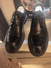 星期六男鞋頭層羊皮男士手抓紋皮鞋子商務(wù)休閑皮鞋男鞋 黑色 43  曬單實(shí)拍圖