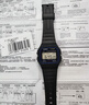 卡西歐（CASIO）手表F91W 網(wǎng)紅干大事電子表 男女情侶學(xué)生運動(dòng)小方塊F-91表正品 F-91W-3SDG 曬單實(shí)拍圖