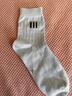 棉小念兒童襪子中筒春秋季【100%純棉10A抗菌防臭】男童中大童學(xué)生襪6雙 曬單實(shí)拍圖