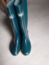 回力雨鞋女防水防滑膠鞋工作鞋高筒加絨雨靴耐磨水鞋套鞋女鞋813 墨綠高筒 38 曬單實(shí)拍圖