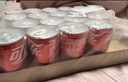 可口可樂(lè )（Coca-Cola）零度可樂(lè ) 無(wú)糖零卡碳酸飲料mini汽水200ml*24罐 曬單實(shí)拍圖