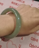 印象眸 【臻選級】和田玉手鐲淺青玉鐲子送女友內徑約53-54mm 曬單實(shí)拍圖