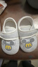 透氣單鞋春秋新款0-15個(gè)月男女寶寶學(xué)步鞋嬰兒鞋軟底防滑魔術(shù)貼 單鞋純色皮標M灰色 牛筋底 13 （16碼13-15個(gè)月體重23-26斤） 曬單實(shí)拍圖