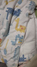 良良嬰兒睡袋防踢被寶寶四季通用兒童分腿睡袋翩翩藍110/56 曬單實(shí)拍圖