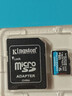 金士頓（Kingston）128GB TF（MicroSD）存儲卡 內存卡U3 V30 A2 4K適配大疆Pocket 3/Action 6/Nano/無(wú)人機/運動(dòng)相機 曬單實(shí)拍圖