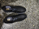 戈耐男士休閑皮鞋真皮內增高男鞋子春秋季青年中年人爸爸鞋商務(wù)休閑鞋 黑色 43 碼 (265mm) 曬單實(shí)拍圖