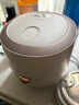 美的（Midea）小電飯煲迷你微壓小型家用電飯煲1-2人用電飯鍋小電鍋宿舍用老式多功能煲湯煮飯煮粥不粘內膽 【可愛(ài)小白煲】不沾內膽 1.2L 一鍵操作 曬單實(shí)拍圖