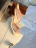 dusto大東淺口單鞋女春季2026新款優(yōu)雅女鞋小皮鞋 膚色 37 曬單實(shí)拍圖