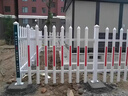 錦誓祥pvc塑鋼社區圍欄變壓器防護欄戶(hù)外電力配電箱欄桿廠(chǎng)房院墻柵欄 1.2米高*1米價(jià)【3米為一套】 曬單實(shí)拍圖