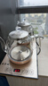 益茶福煮茶器全自動(dòng)上水電熱水壺底部上水嵌入式茶臺功夫茶飲水燒水一體機抽水玻璃蒸茶壺保溫泡茶壺 1L 長(cháng)嘴壺煮茶套裝金色 曬單實(shí)拍圖