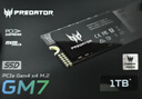 宏碁掠奪者（PREDATOR）1TB SSD固態(tài)硬盤(pán) M.2接口(NVMe協(xié)議) GM7系列｜NVMe PCIe 4.0讀速7200MB/s  AI電腦存儲配件 曬單實(shí)拍圖