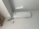 美的空調 大1.5匹 酷省電 新一級能效純銅管 臥室變頻冷暖 壁掛式空調掛機 國家補貼KFR-35GW/N8KS1-1Q 曬單實(shí)拍圖