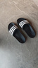 adidas ADILETTE SHOWER休閑實(shí)用舒適拖鞋男女阿迪達斯官方輕運動(dòng) 黑/白 (偏小，推薦買(mǎi)大1碼)   43 曬單實(shí)拍圖