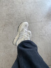 百麗周雨彤同款小金甘復古女商場(chǎng)休閑鞋A8D1DCM5 灰銀 36 曬單實(shí)拍圖