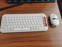 羅技（Logitech）POP ICON KEYS無(wú)線(xiàn)藍牙鍵盤(pán) AI輕音薄膜電腦辦公鍵盤(pán)鼠標套裝mac ipad鍵鼠套裝泡泡鍵盤(pán)自定義85鍵 POP ICON COMBO 白色 曬單實(shí)拍圖