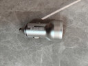 紐曼（Newmine）車(chē)載充電器點(diǎn)煙器一拖二雙USB金屬車(chē)充電壓顯示檢測快充SX001-008 曬單實(shí)拍圖