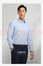 雅戈爾（YOUNGOR）長(cháng)袖襯衫男素色DP免燙襯衫全棉面料舒適透氣平整抗皺易打理 淺藍 39 曬單實(shí)拍圖